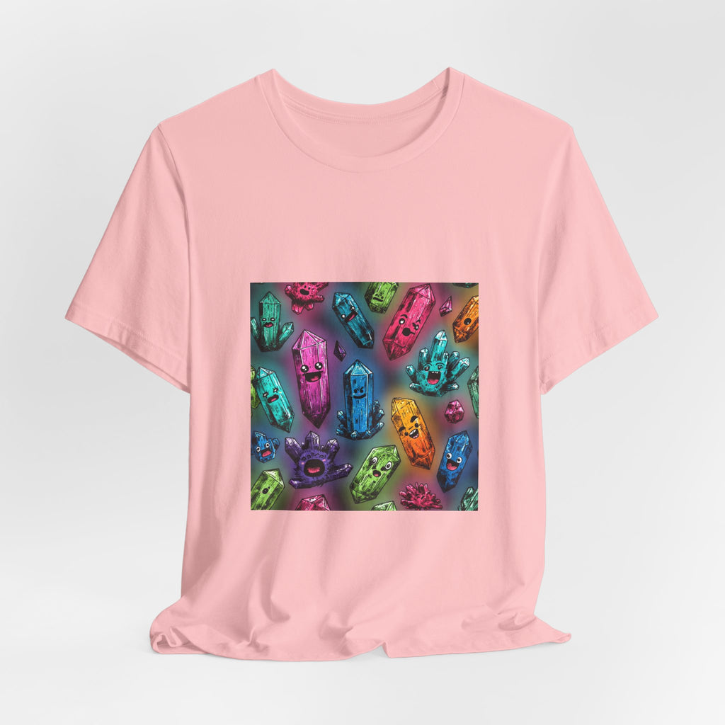 Colorful Crystal Characters T-Shirt | Pinks & Orchid