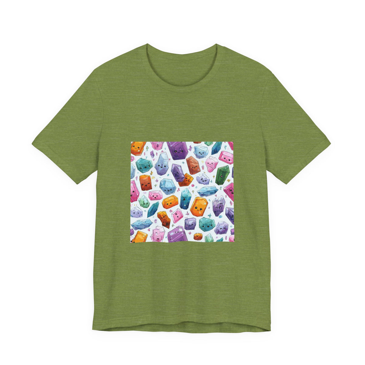 Pastel Crystal Friends T-Shirt | Greens