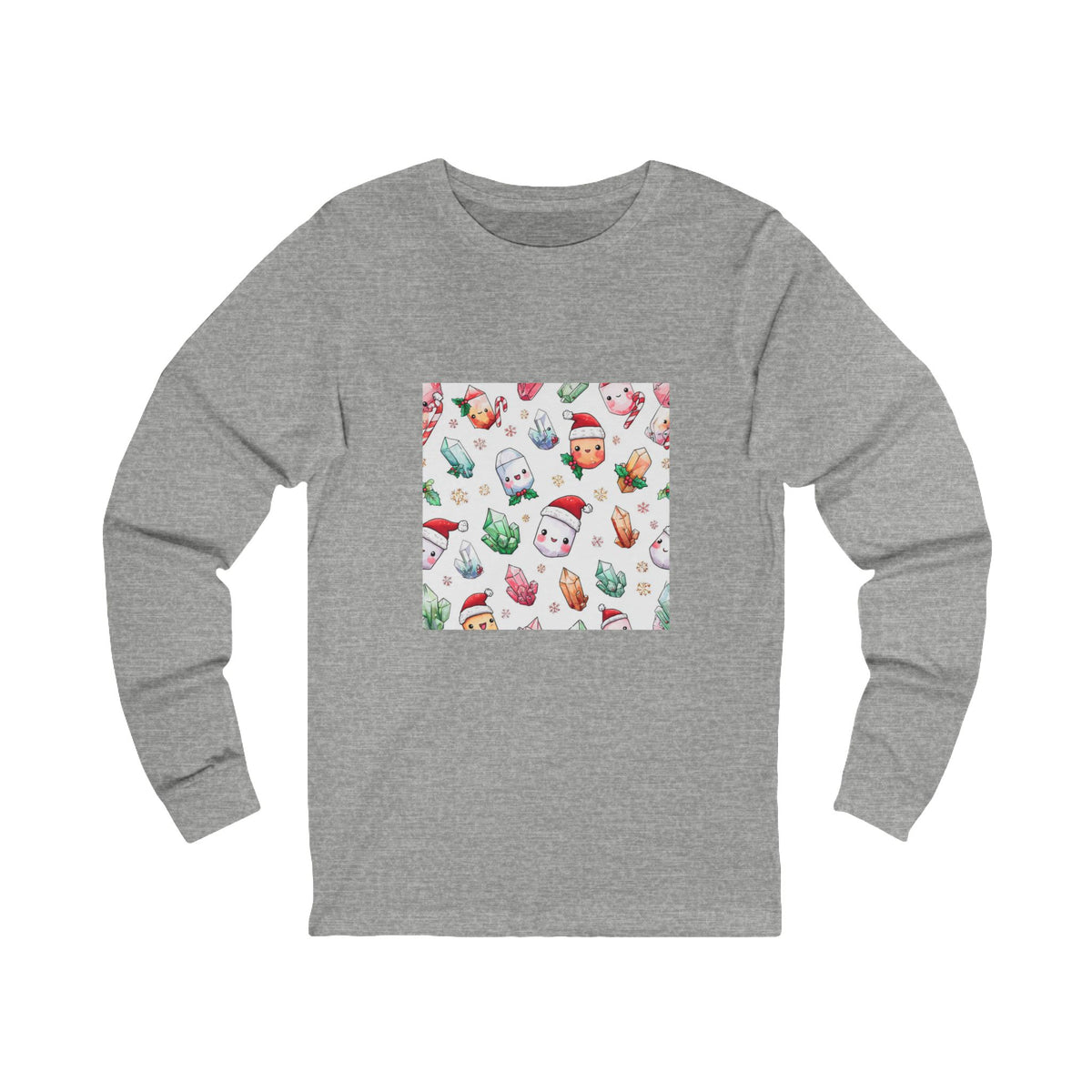 Pastel Christmas Crystal Friends Long Sleeve T-Shirt