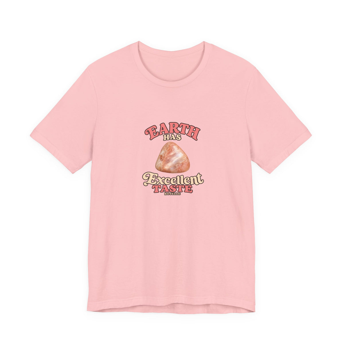 Earth Has Excellent Taste — Peach Moonstone Tee | Pinks & Orchid