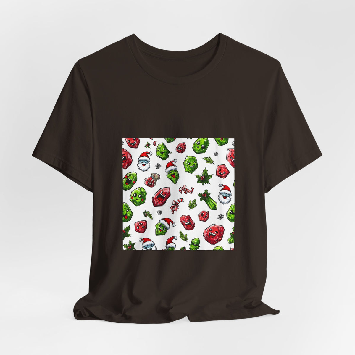 Christmas Crystal Cheer T-Shirt | Earthy Reds & Browns