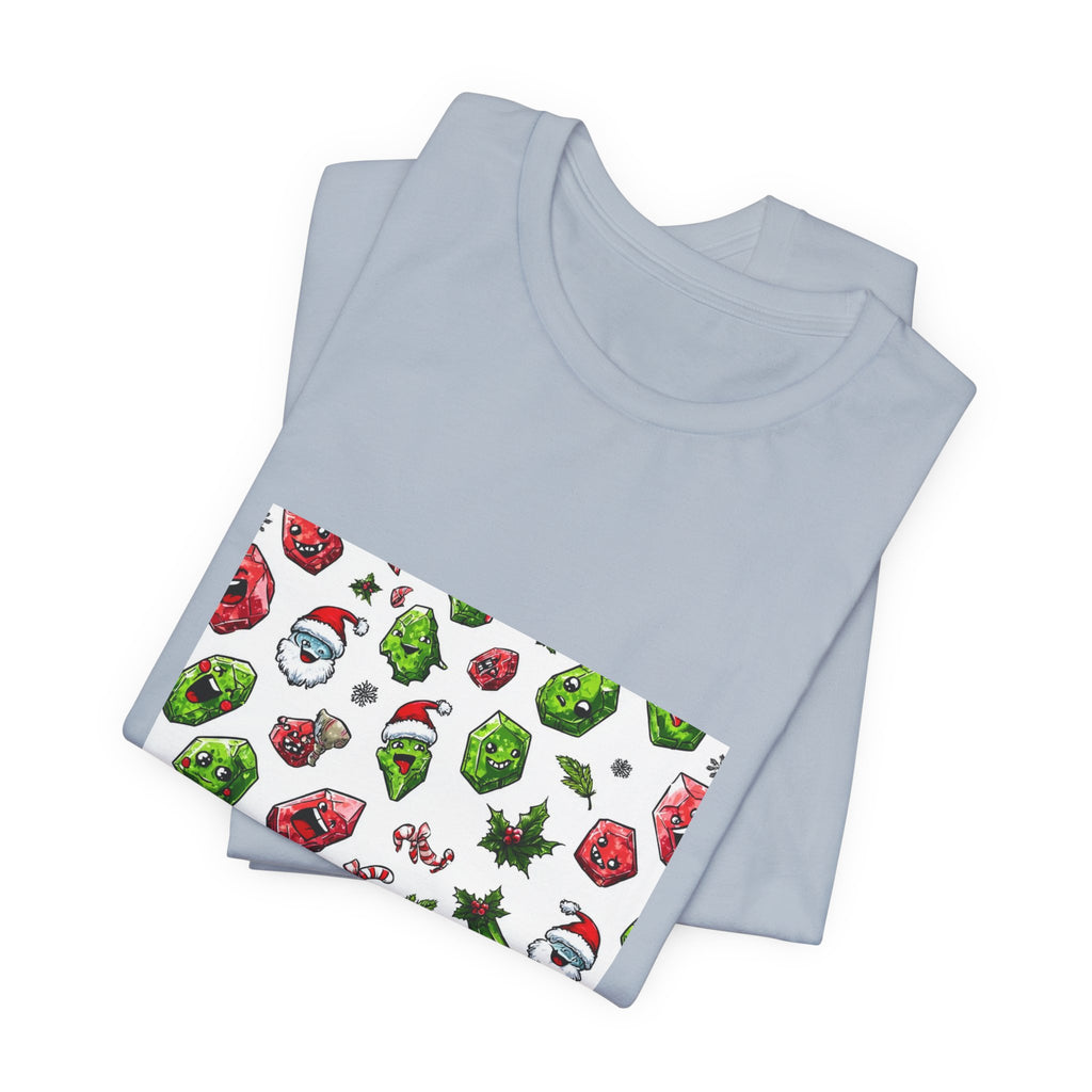 Christmas Crystal Cheer T-Shirt | Soft Blues