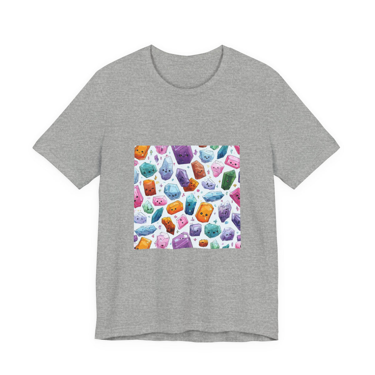 Pastel Crystal Friends T-Shirt | Light Neutrals