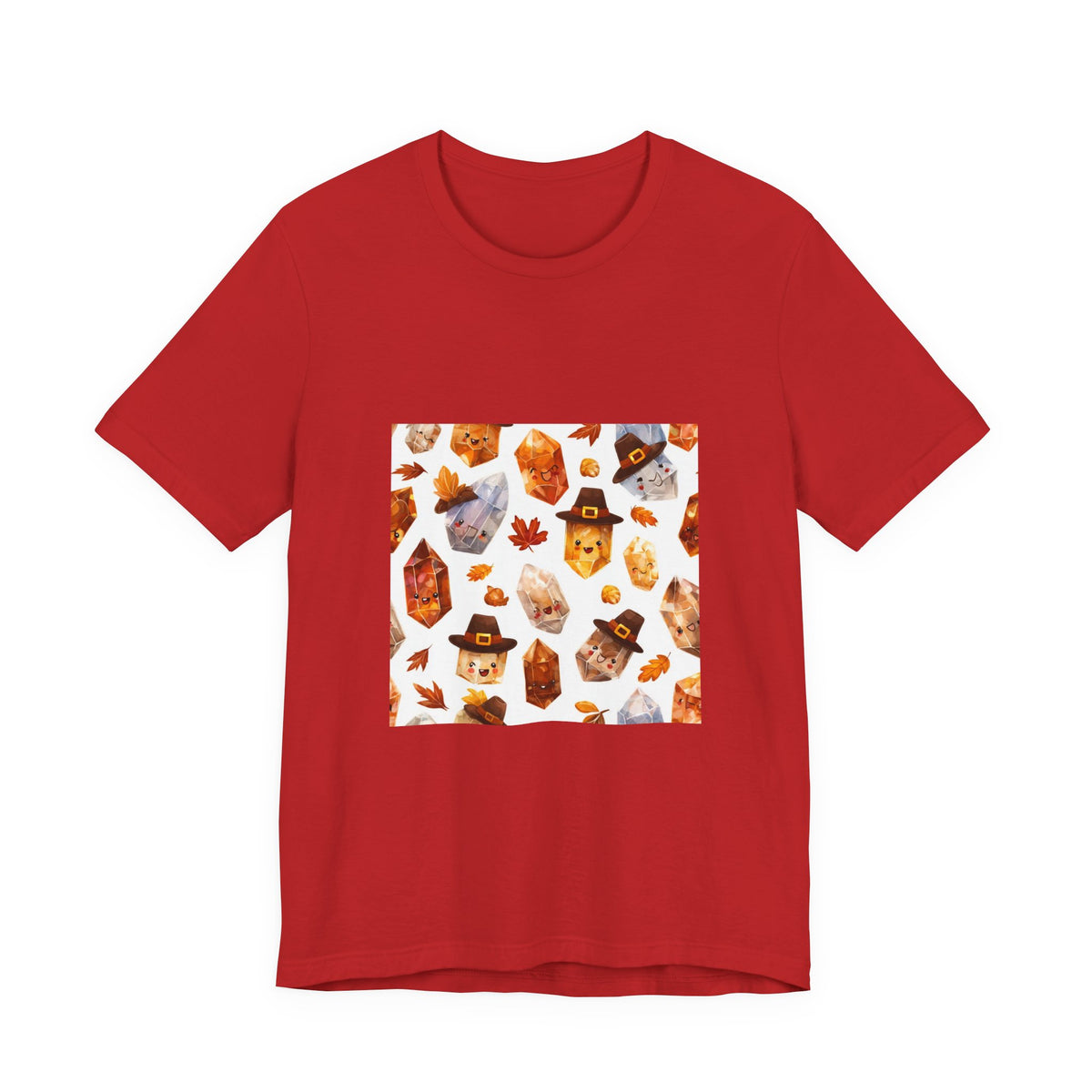 Thanksgiving Crystal Harvest T-Shirt | Dark Neutrals & Reds