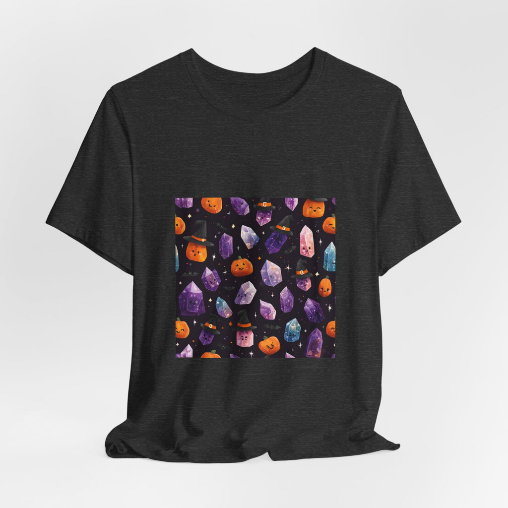 Halloween Crystal Party T-Shirt | Dark Neutrals & Reds