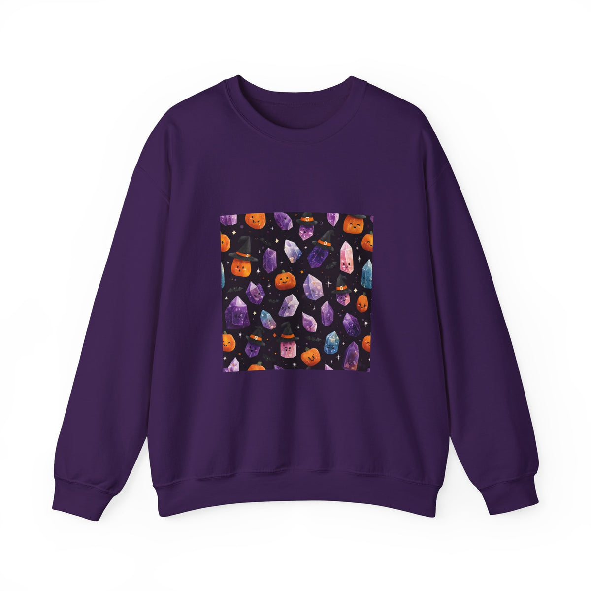 Halloween Crystal Party Crewneck | Blues, Purples & Pinks