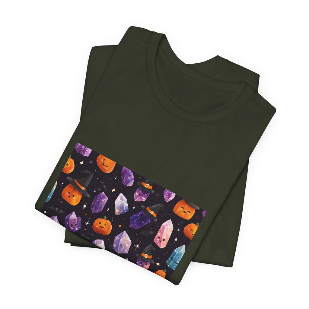 Halloween Crystal Party T-Shirt | Greens