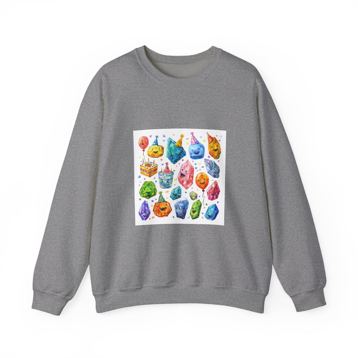 Crystal Birthday Party Crewneck | Neutrals & Reds