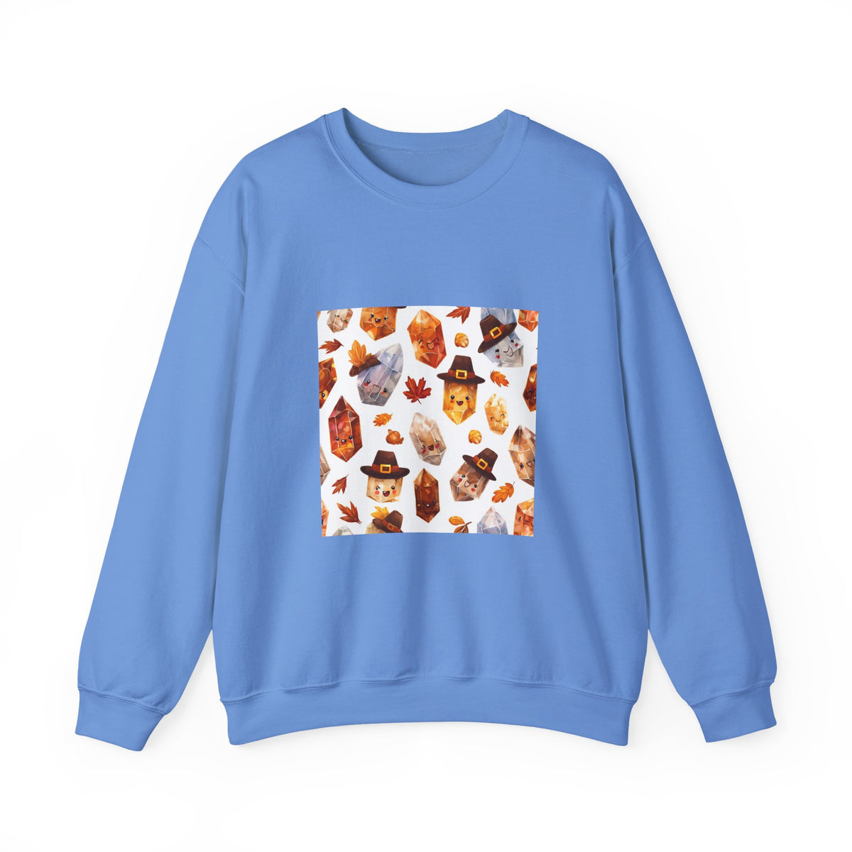 Thanksgiving Crystal Harvest Crewneck | Blues, Purples & Pinks