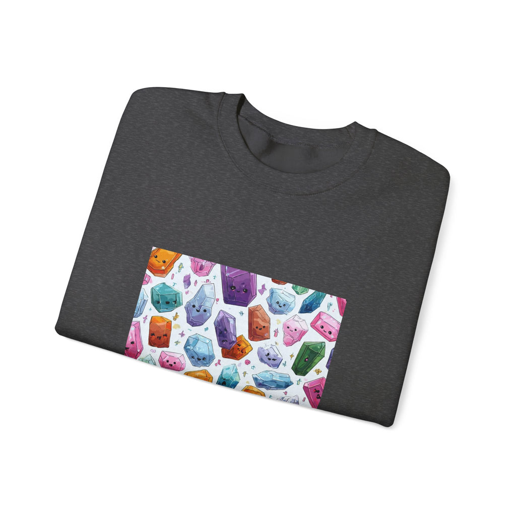 Pastel Crystal Friends Crewneck | Neutrals & Reds