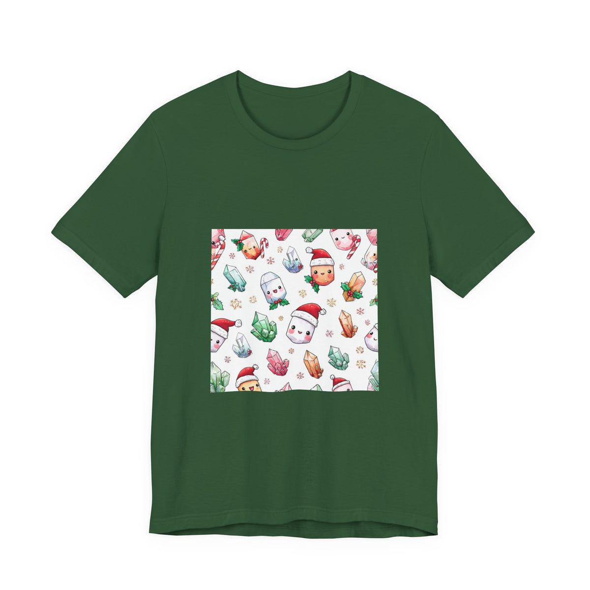 Pastel Christmas Crystal Friends T-Shirt | Forest & Ocean