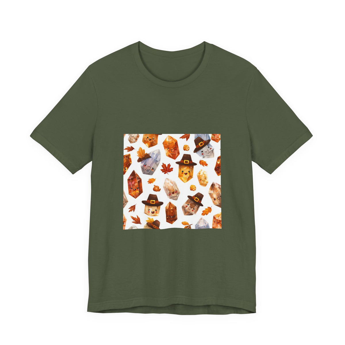 Thanksgiving Crystal Harvest T-Shirt | Greens