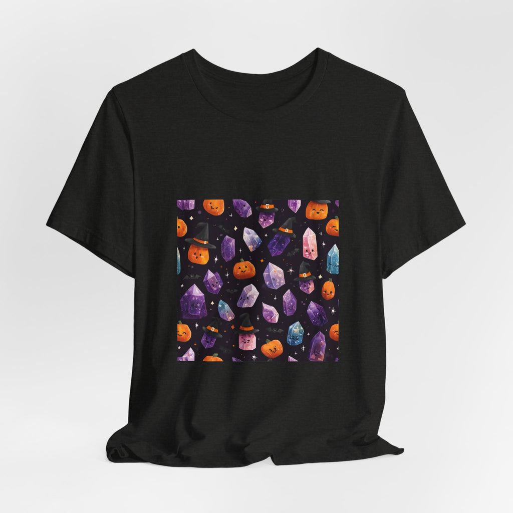 Halloween Crystal Party T-Shirt | Dark Neutrals & Reds