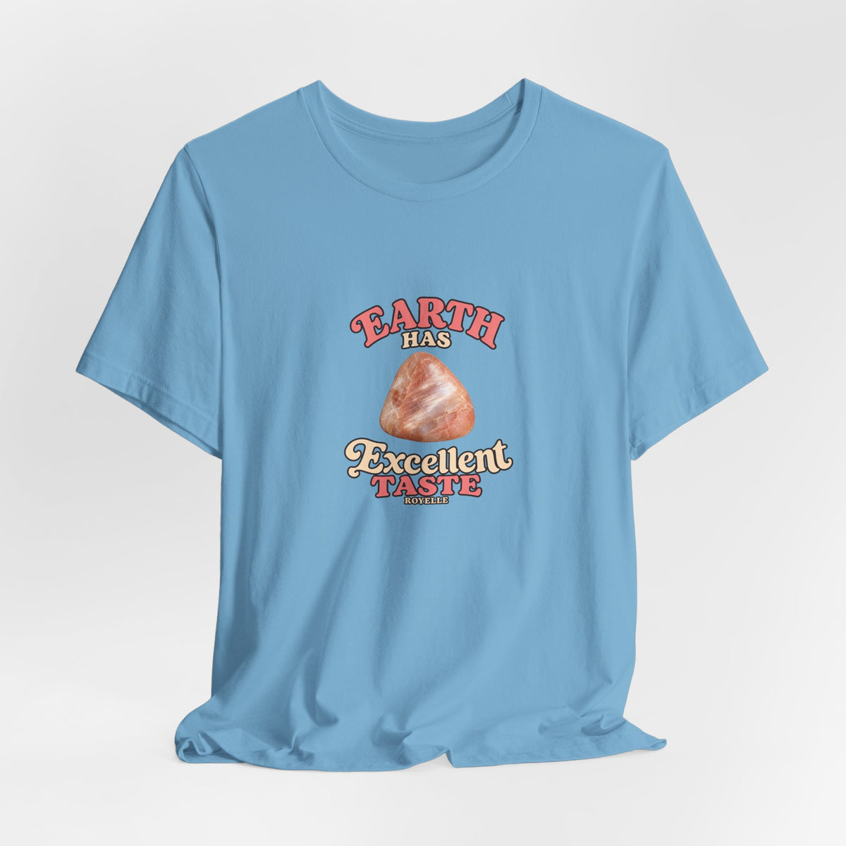 Earth Has Excellent Taste — Peach Moonstone Tee | Forest & Ocean