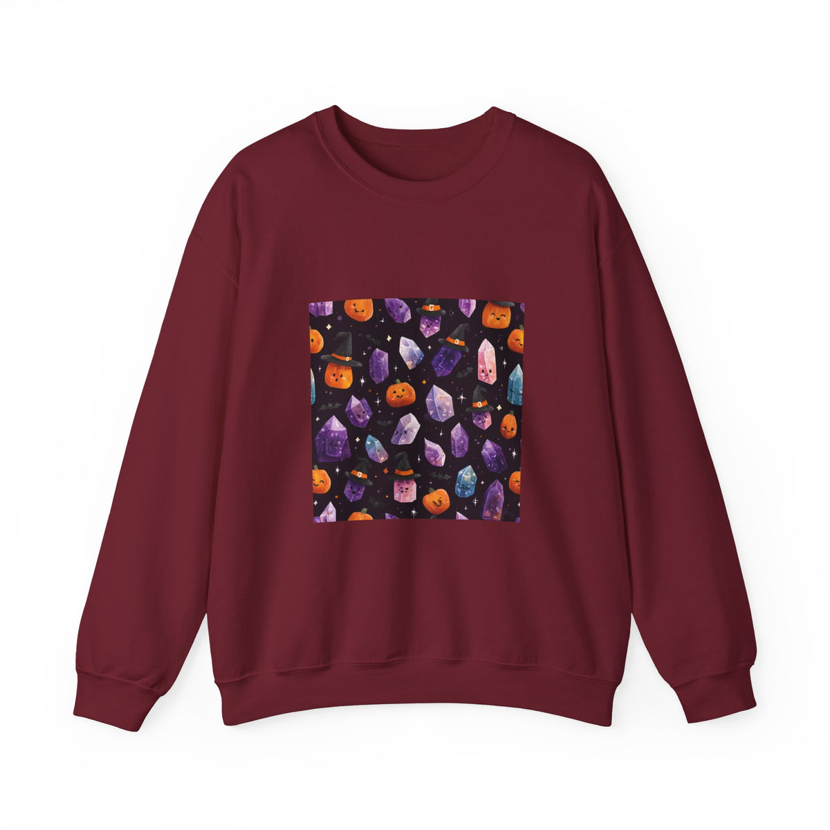 Halloween Crystal Party Crewneck | Earth Tones & Brights