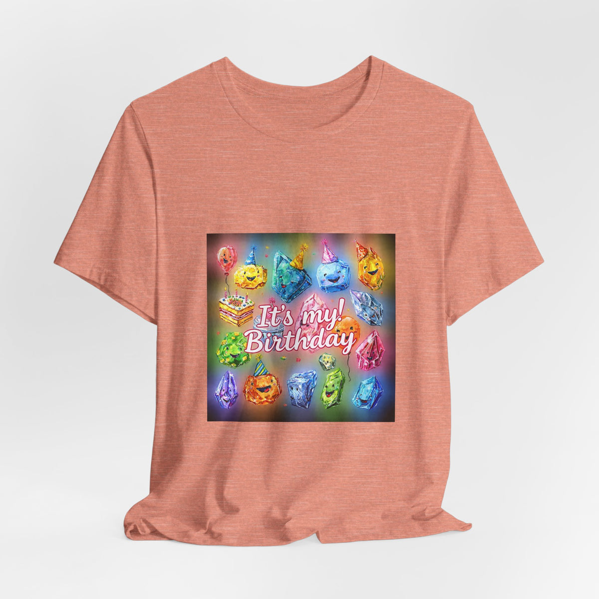 It's My Birthday Crystal Party T-Shirt | Pinks & Orchid