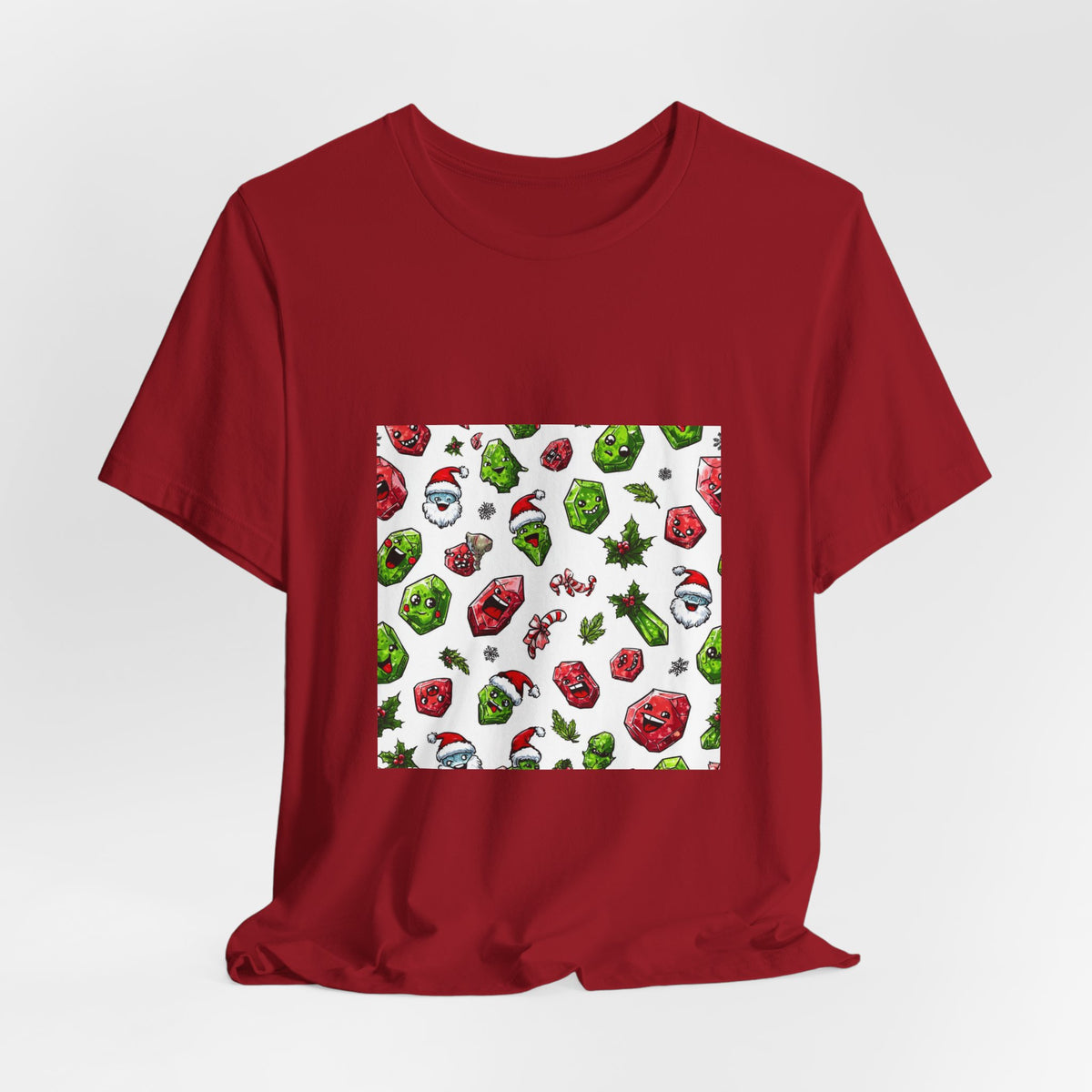 Christmas Crystal Cheer T-Shirt | Dark Neutrals & Reds