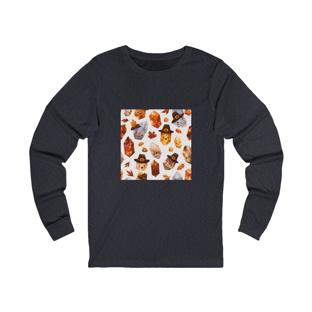 Thanksgiving Crystal Harvest Long Sleeve T-Shirt