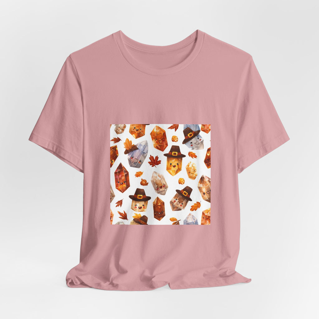 Thanksgiving Crystal Harvest T-Shirt | Pinks & Orchid