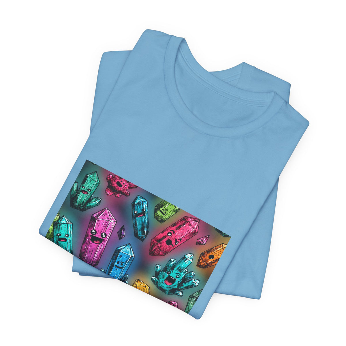 Colorful Crystal Characters T-Shirt | Forest & Ocean