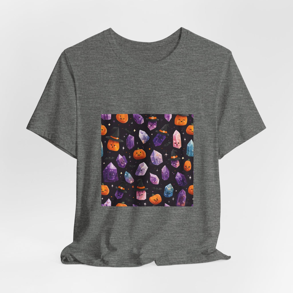 Halloween Crystal Party T-Shirt | Light Neutrals