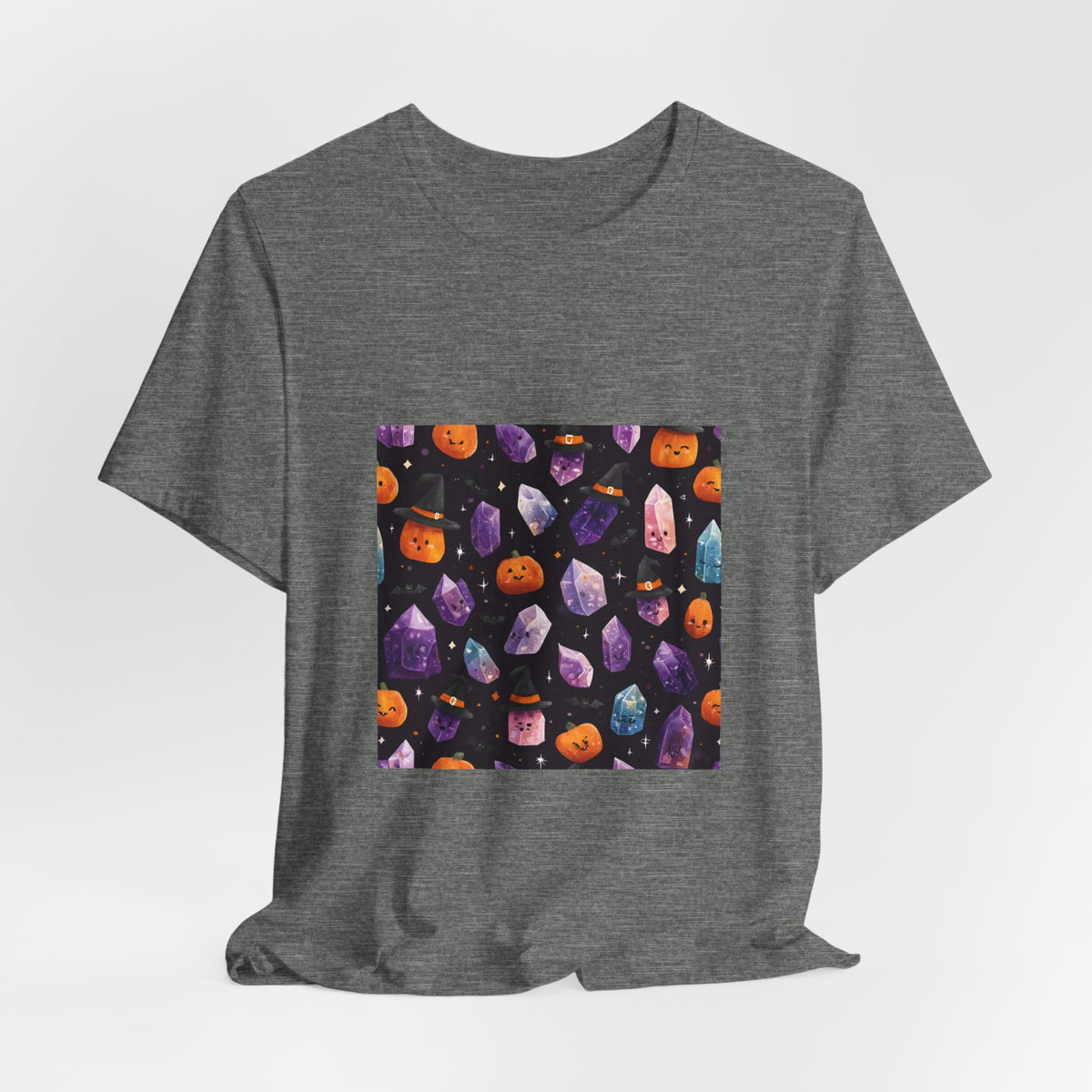Halloween Crystal Party T-Shirt | Light Neutrals