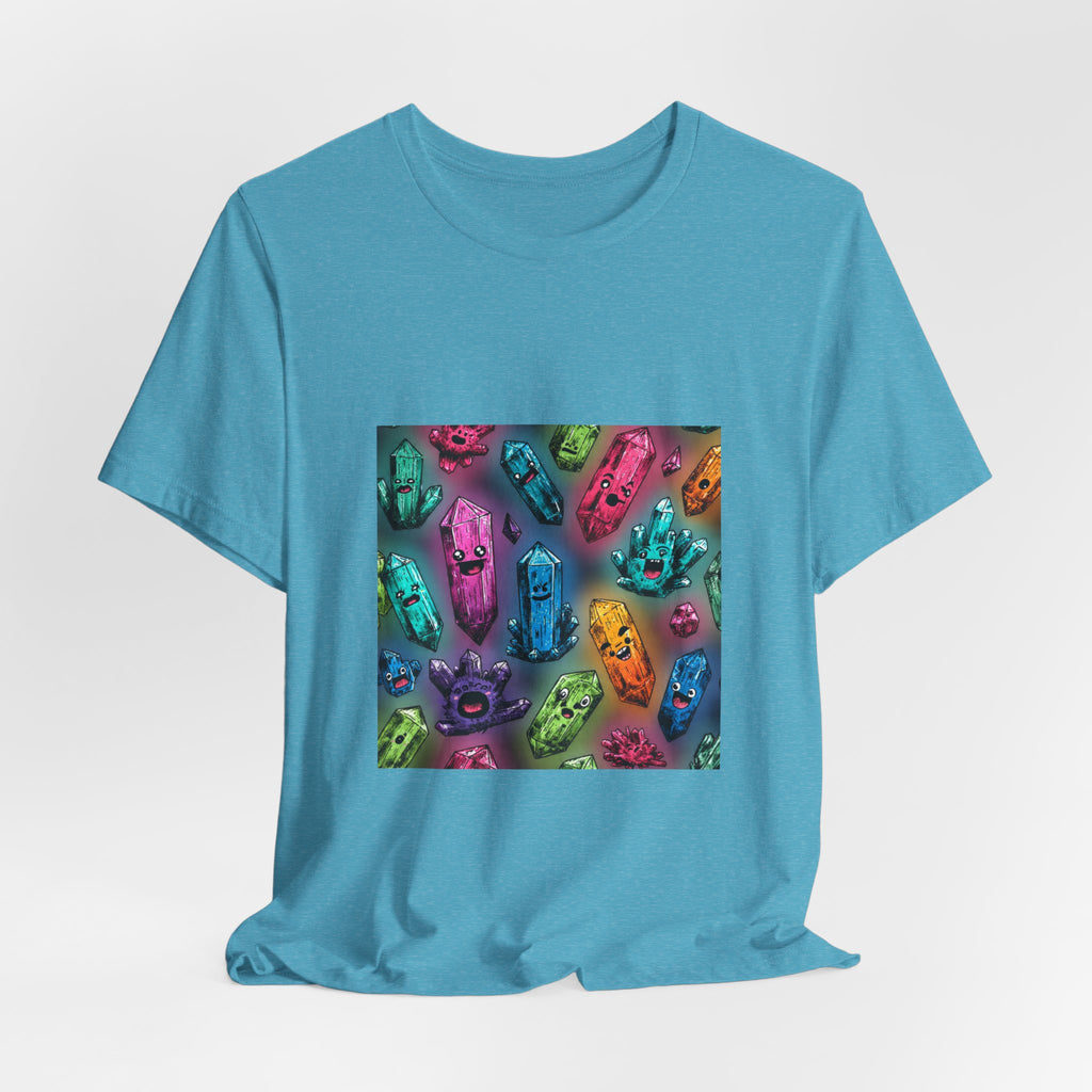 Colorful Crystal Characters T-Shirt | Forest & Ocean