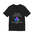 Easily Distracted Crystal Tee — 'Easily Distracted by Pretty Rocks' Graphic T-Shirt — Black Lettering