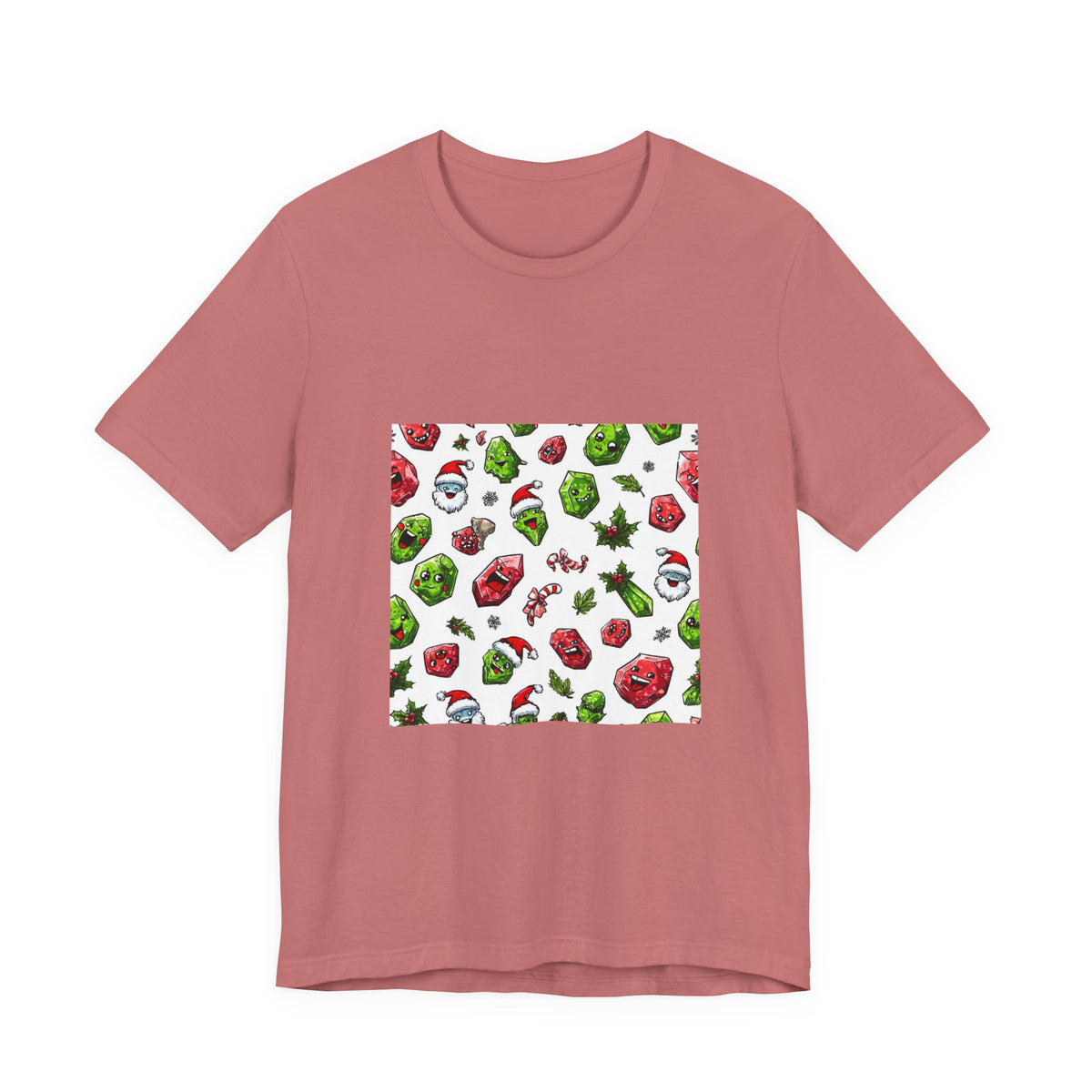Christmas Crystal Cheer T-Shirt | Earthy Reds & Browns
