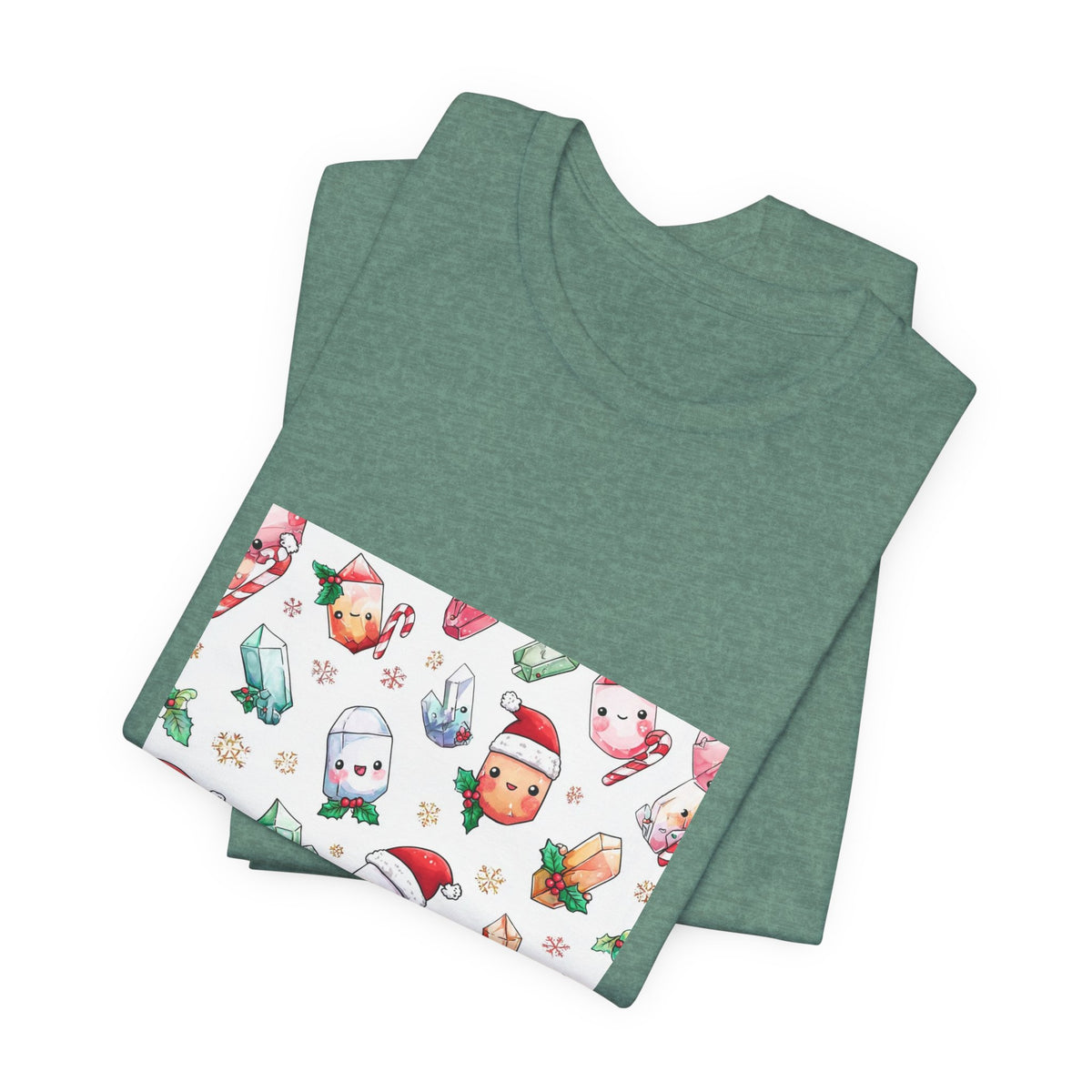 Pastel Christmas Crystal Friends T-Shirt | Forest & Ocean