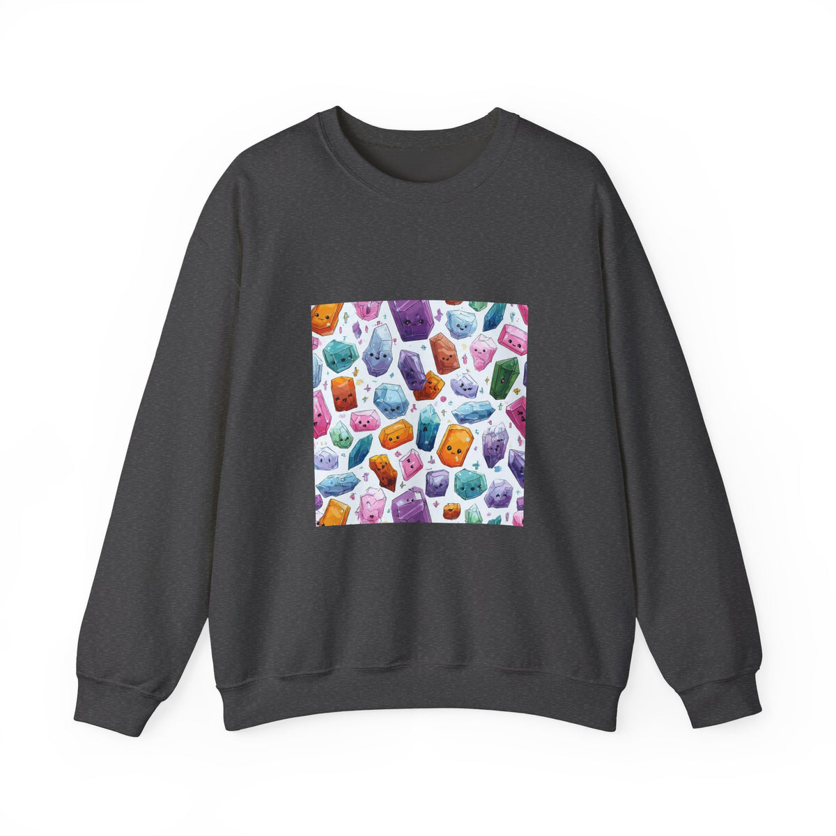 Pastel Crystal Friends Crewneck | Neutrals & Reds