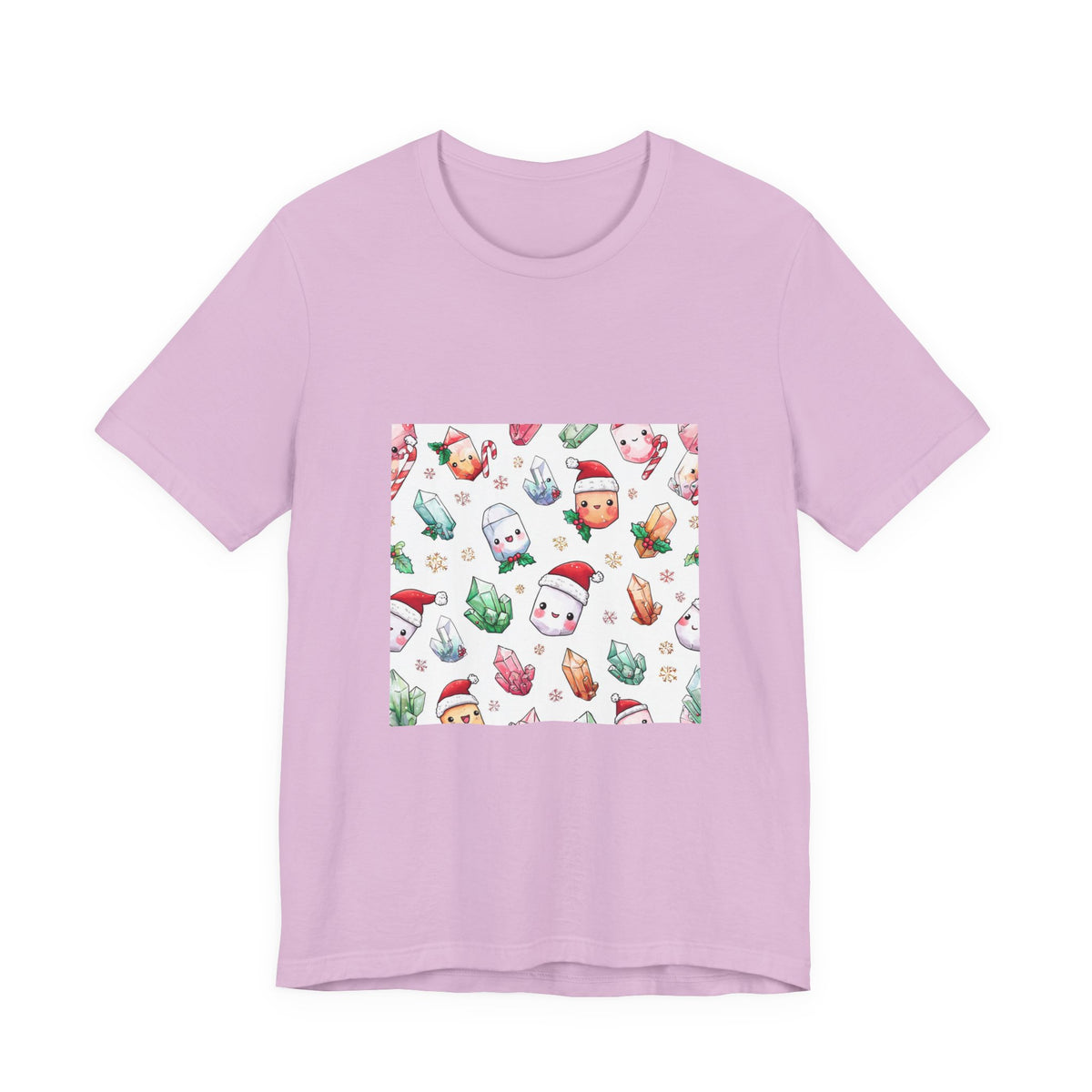 Pastel Christmas Crystal Friends T-Shirt | Royal, Navy & Purple