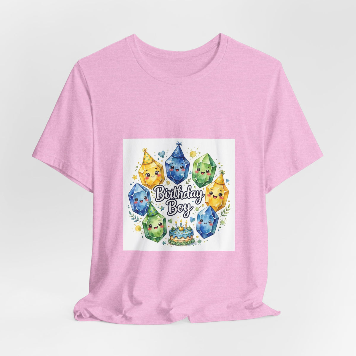 Birthday Boy Crystal Party T-Shirt | Pinks & Orchid