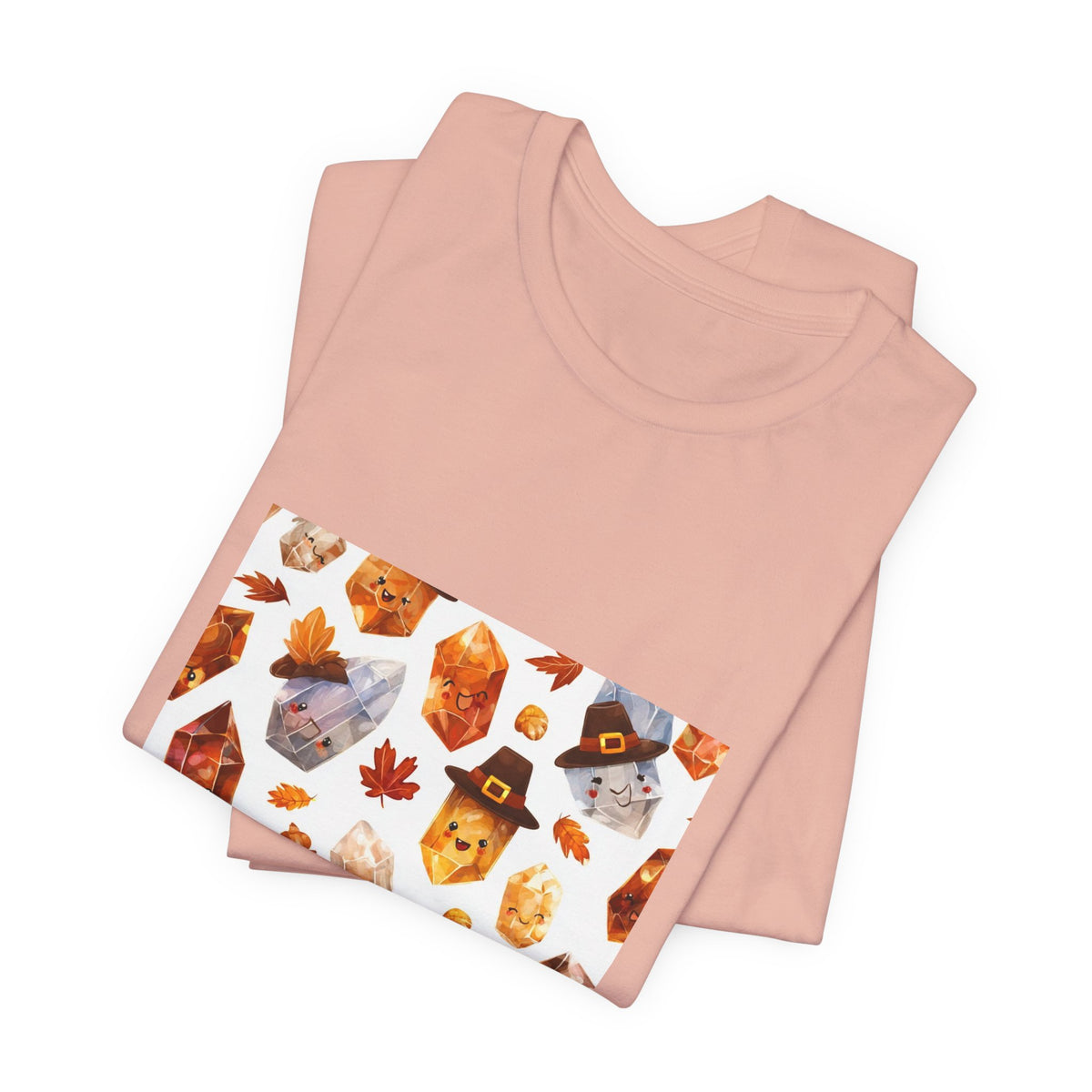 Thanksgiving Crystal Harvest T-Shirt | Peach & Sunset