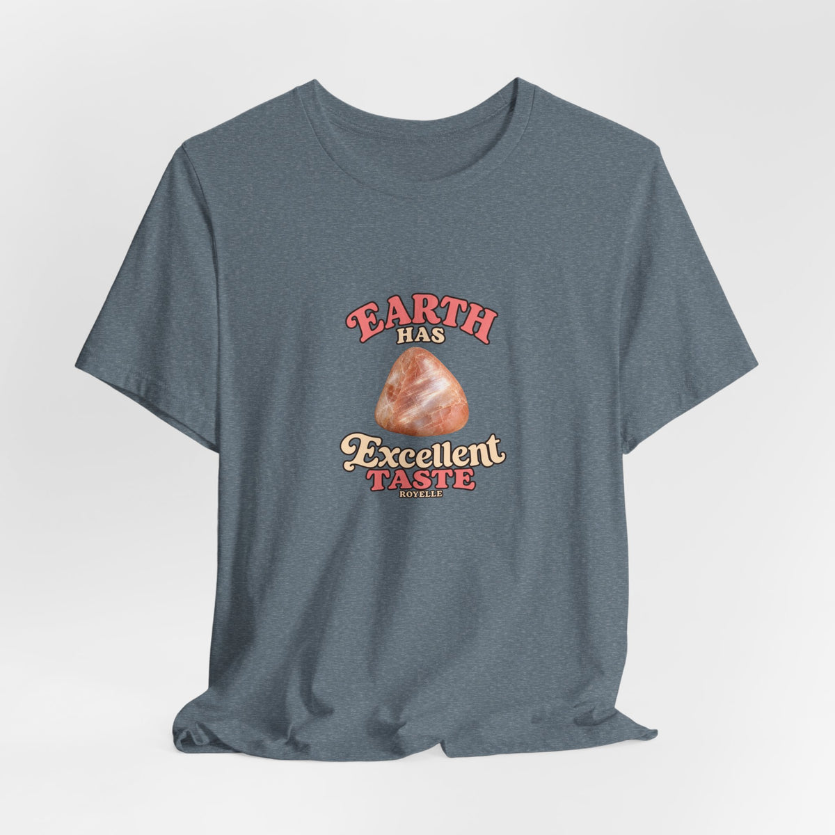 Earth Has Excellent Taste — Peach Moonstone Tee | Forest & Ocean