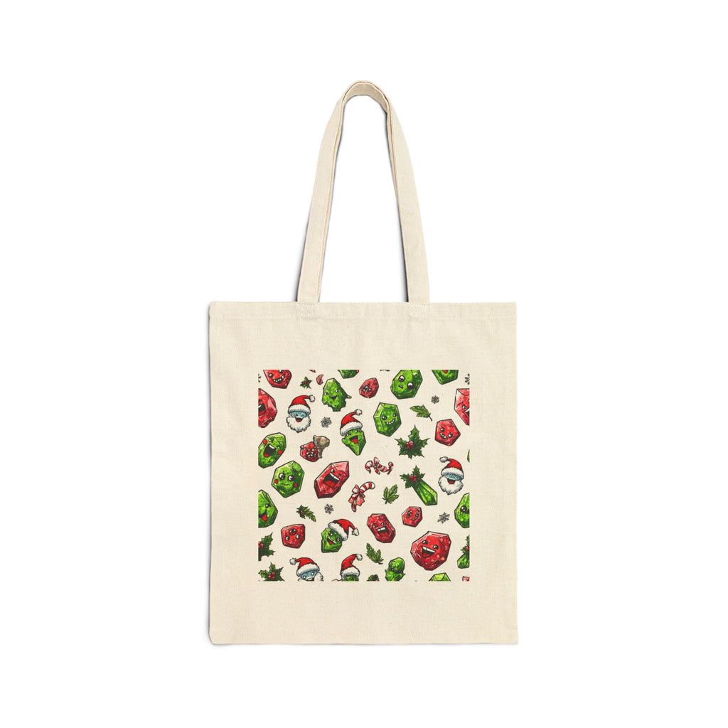 Christmas Crystal Cheer Canvas Tote