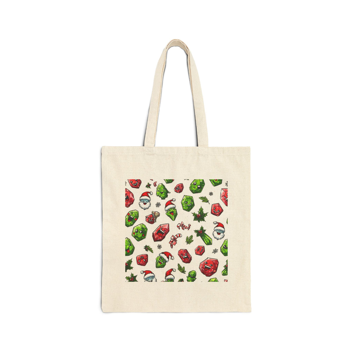 Christmas Crystal Cheer Canvas Tote