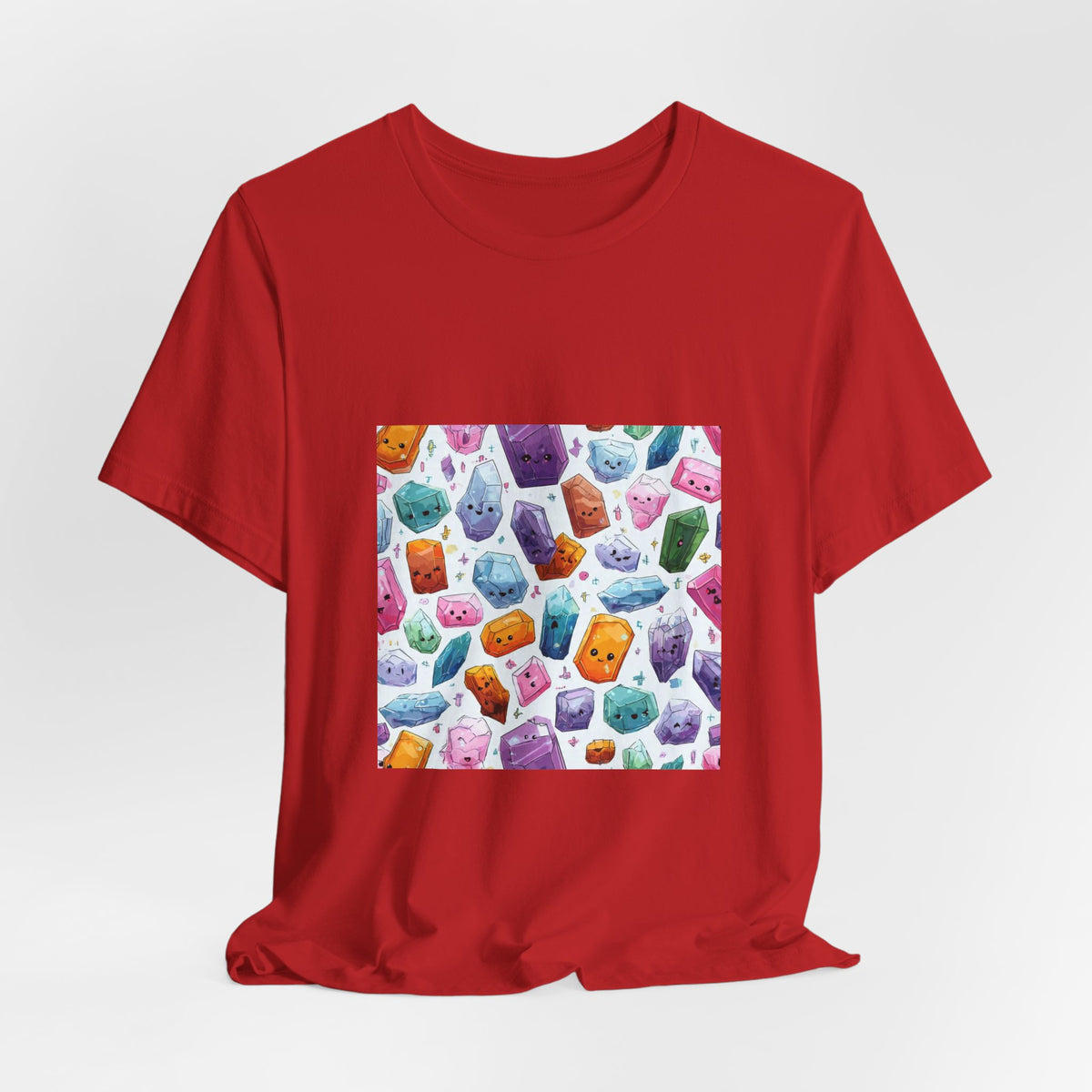Pastel Crystal Friends T-Shirt | Dark Neutrals & Reds