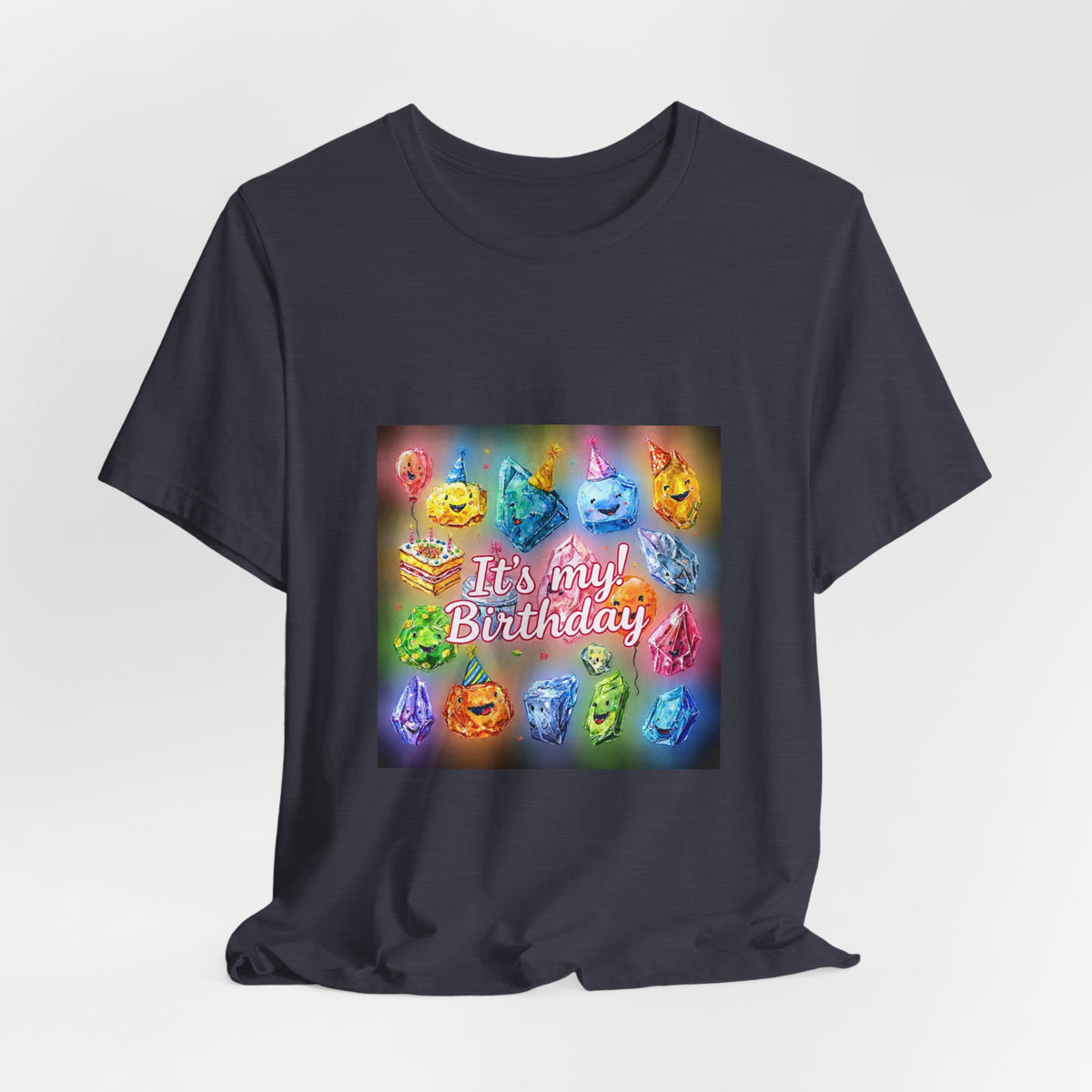 It's My Birthday Crystal Party T-Shirt | Royal, Navy & Purple