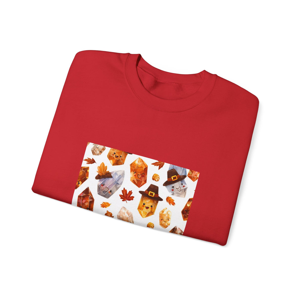 Thanksgiving Crystal Harvest Crewneck | Neutrals & Reds
