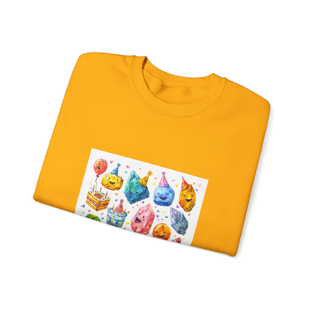 Crystal Birthday Party Crewneck | Earth Tones & Brights