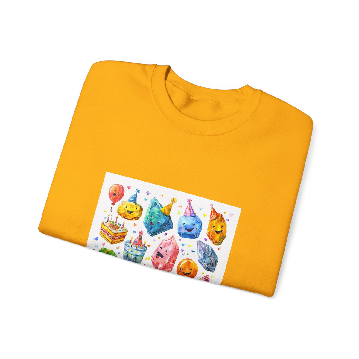 Crystal Birthday Party Crewneck | Earth Tones & Brights