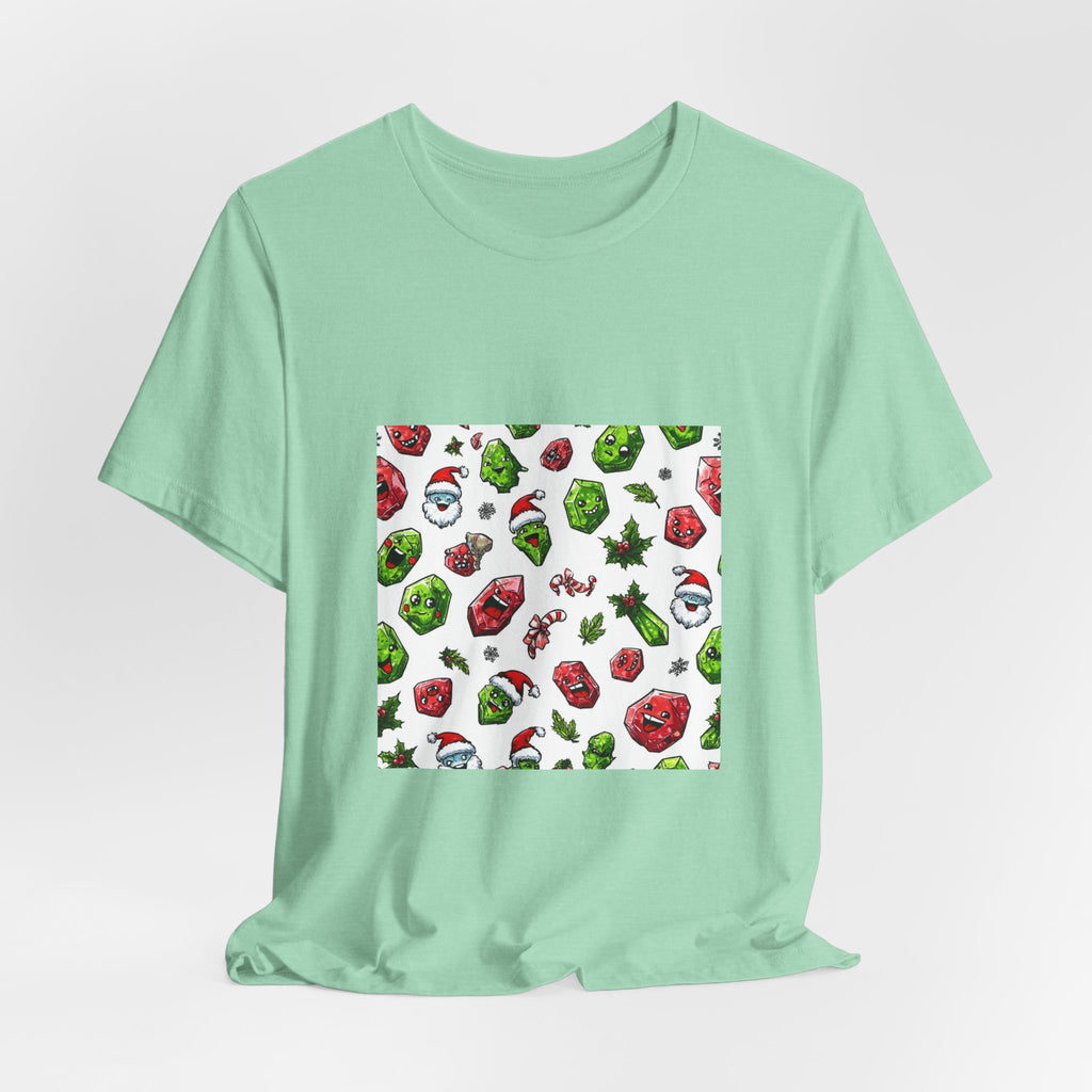 Christmas Crystal Cheer T-Shirt | Golds, Mints & Teal