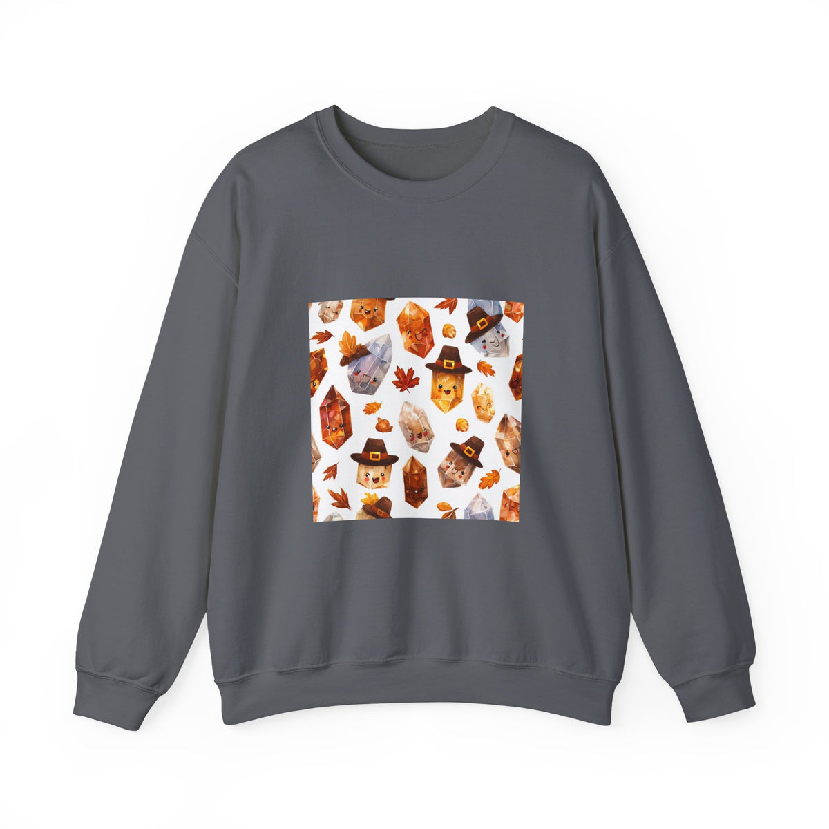 Thanksgiving Crystal Harvest Crewneck | Neutrals & Reds