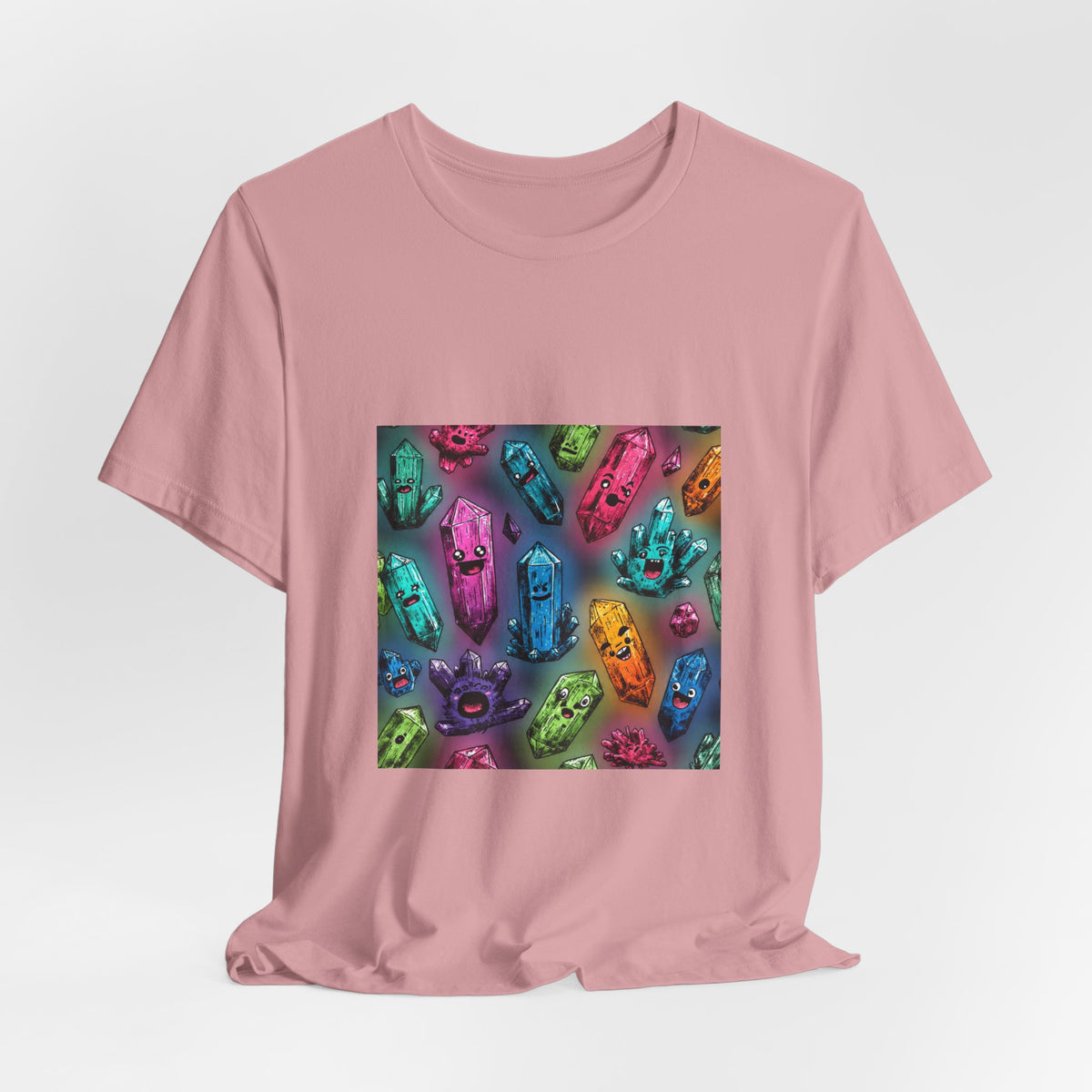Colorful Crystal Characters T-Shirt | Pinks & Orchid