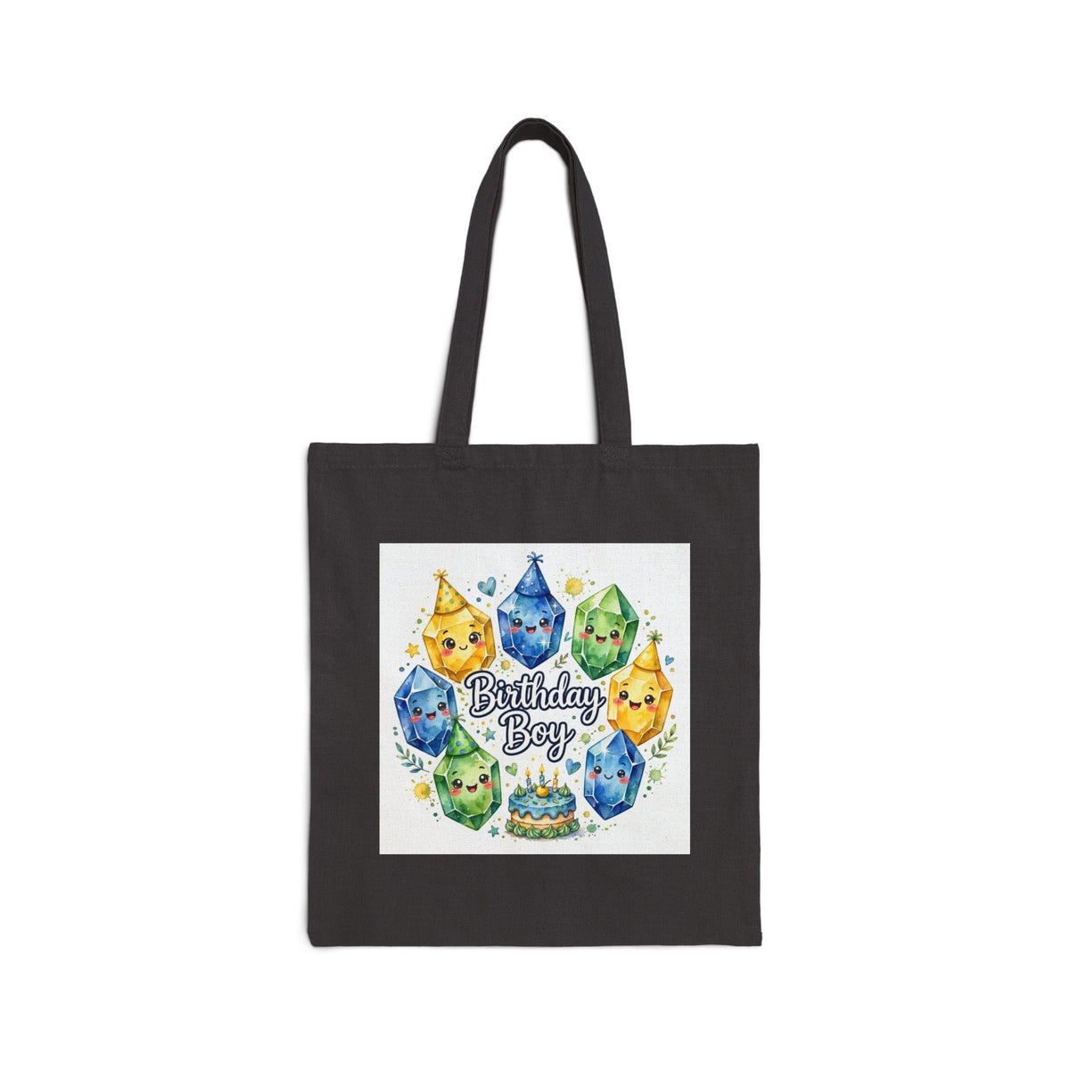 Birthday Boy Crystal Party Canvas Tote
