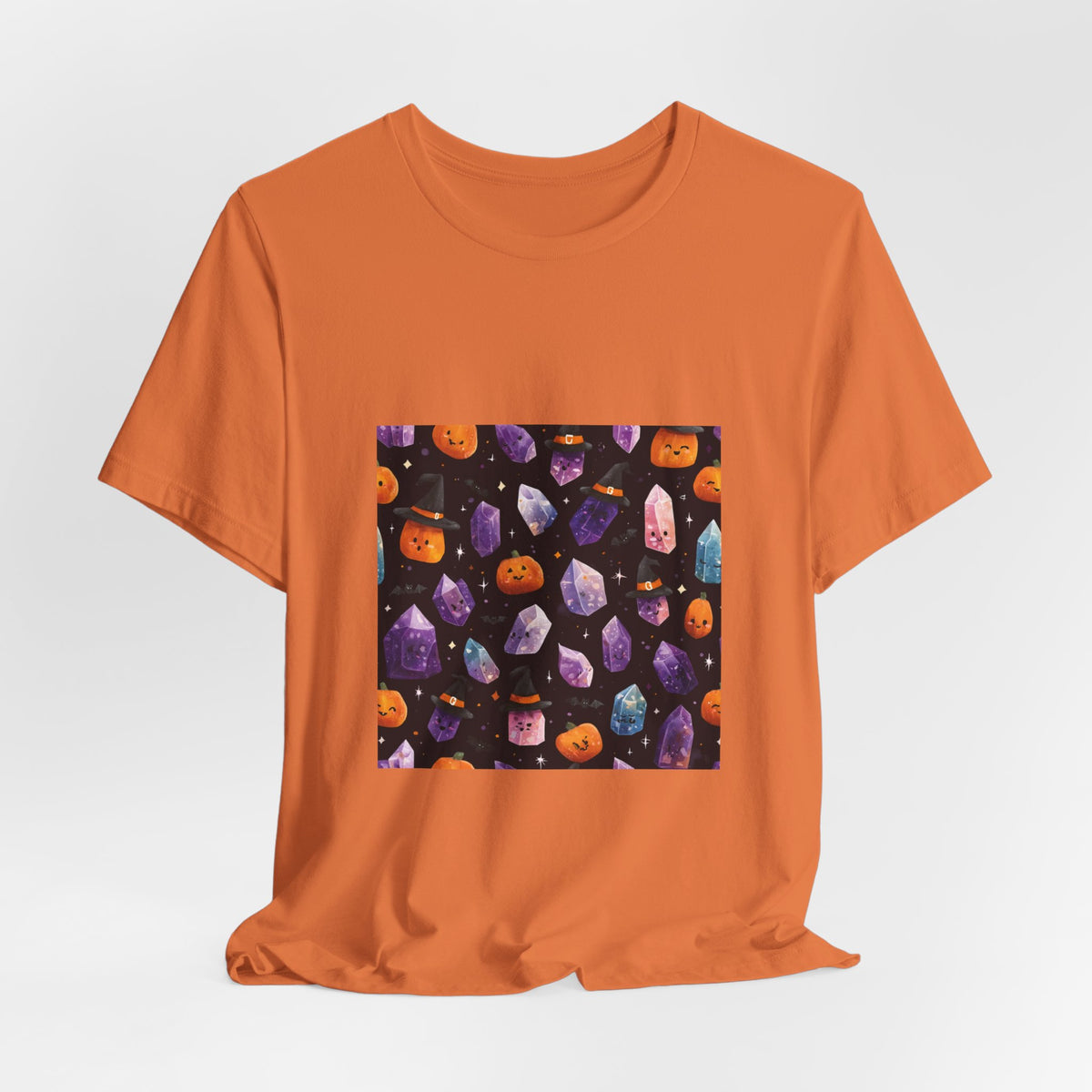 Halloween Crystal Party T-Shirt | Sandy Neutrals & Oranges