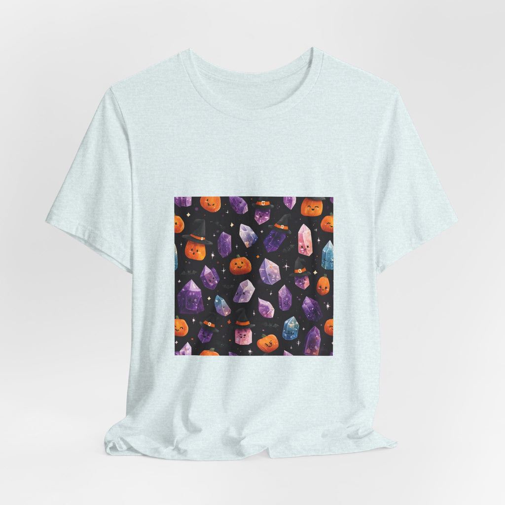 Halloween Crystal Party T-Shirt | Soft Blues