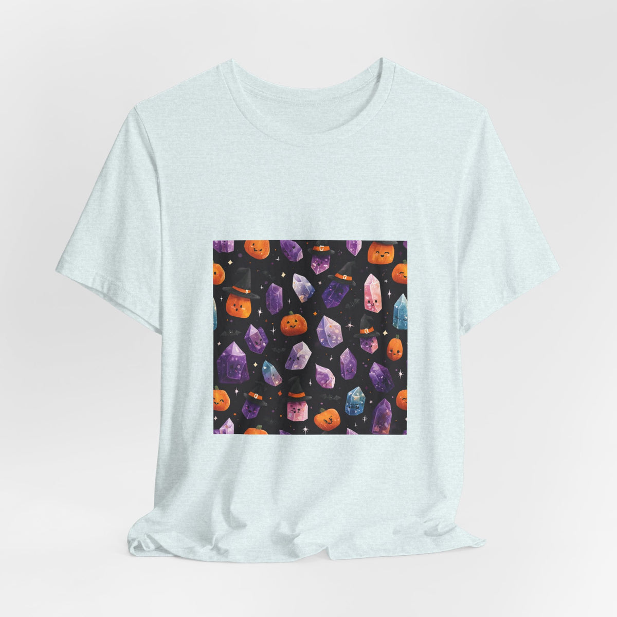 Halloween Crystal Party T-Shirt | Soft Blues