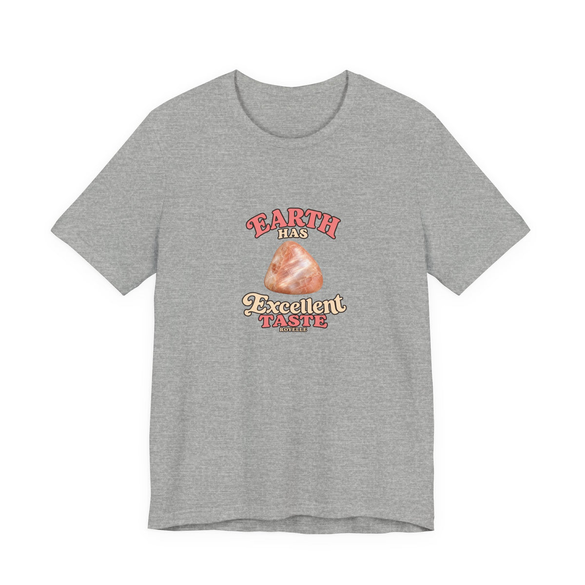 Earth Has Excellent Taste — Peach Moonstone Tee | Light Neutrals